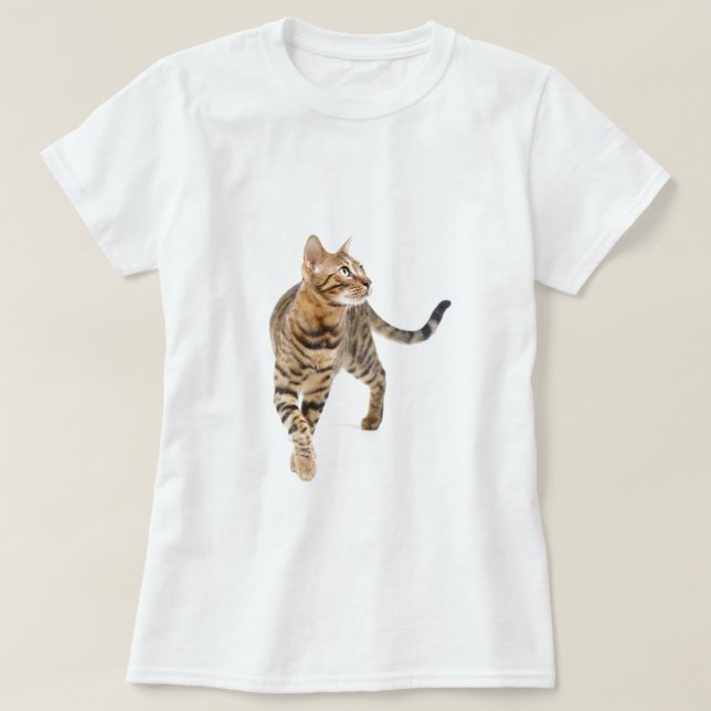 Camiseta Gato Bengal (Diseño del anverso)