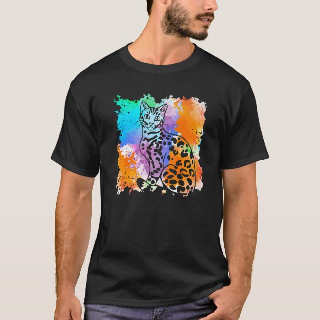 Camiseta Gato Bengal (Anverso)