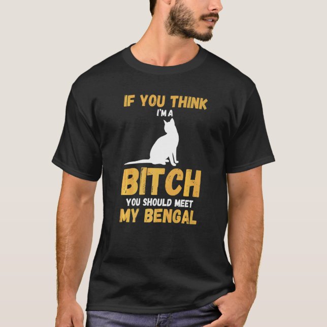 Camiseta Gato Bengal  1 (Anverso)