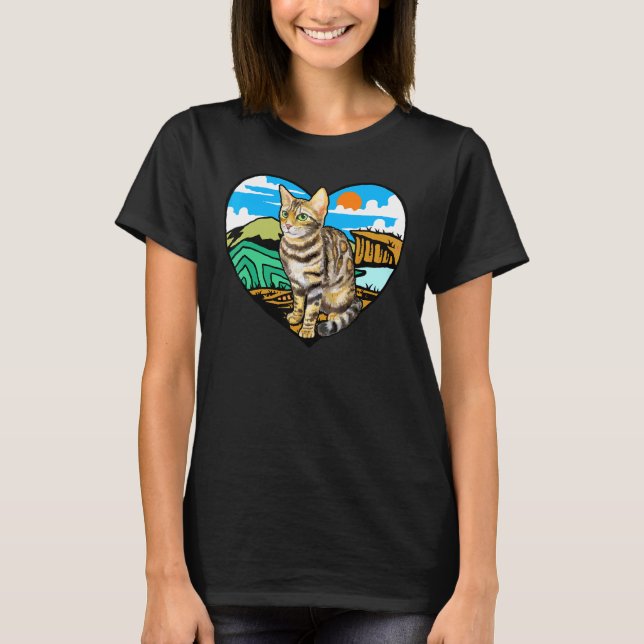 Camiseta Gato Bengal 5 (Anverso)