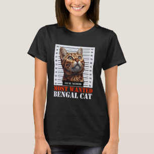 Camiseta Gato Bengal Divertido DUEÑOS DE GATO BENGALÍ MÁS B