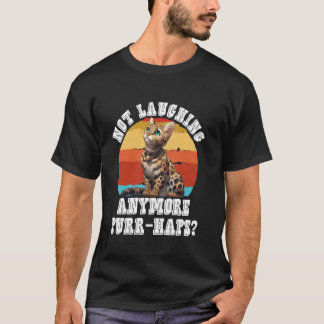 Camiseta Gato Bengal Divertido NO SE RIÉ MAS QUIZÁS Vi