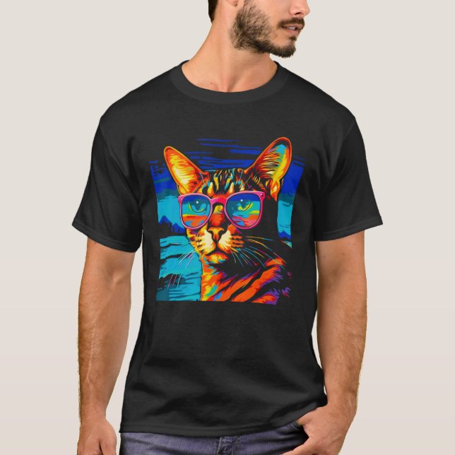 Camiseta Gato Bengal Verano (Anverso)