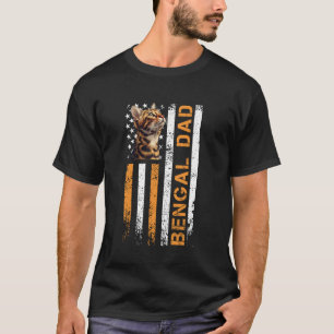 Camiseta gato BENGALA PAPÁ Amante Dueño Gato Bengalí