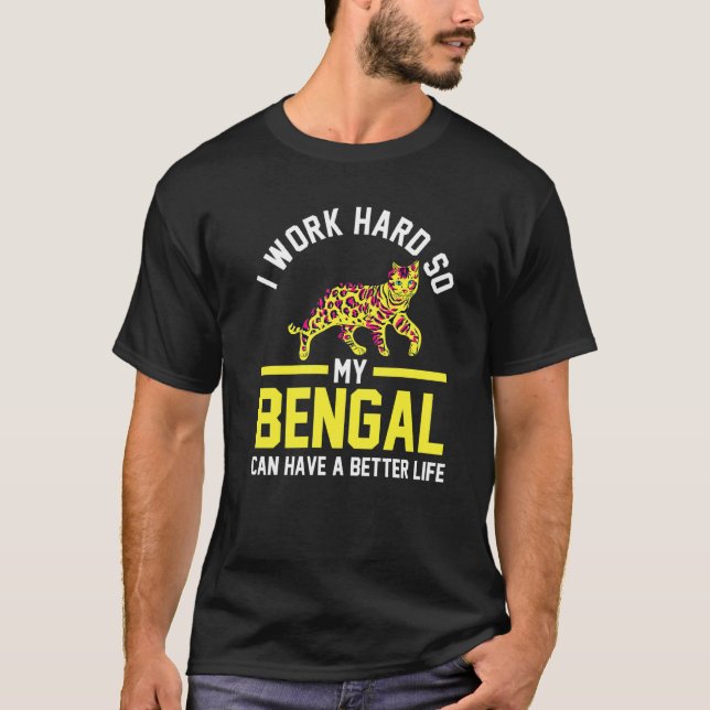 Camiseta Gato Bengalí (Anverso)