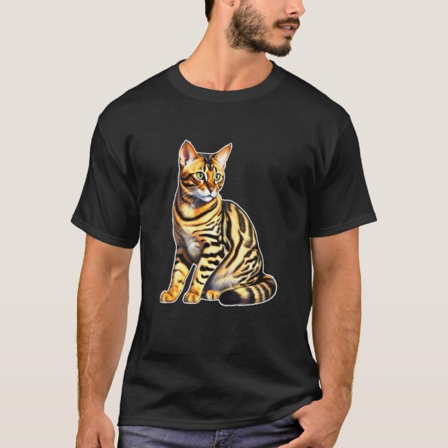Camiseta Gato Bengalí (Anverso)