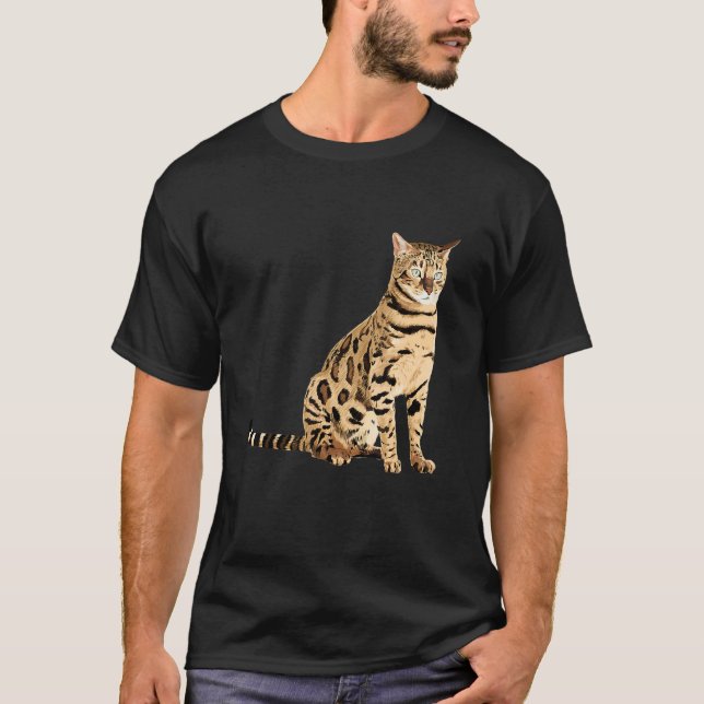 Camiseta Gato Bengalí (Anverso)