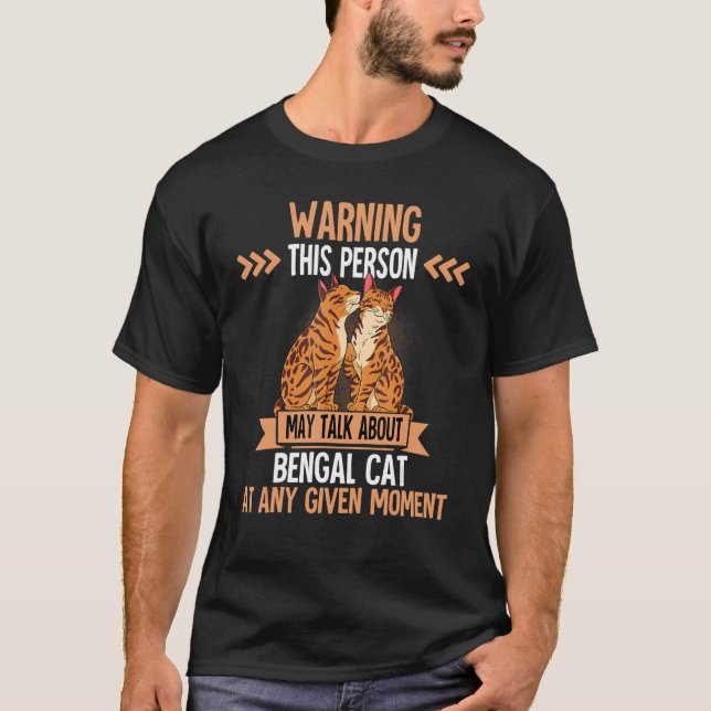 Camiseta Gato Bengalí (Anverso)