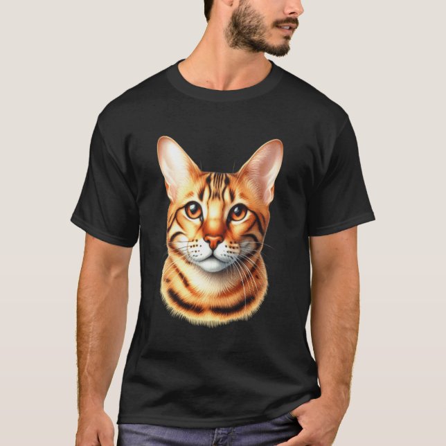 Camiseta Gato Bengalí (Anverso)