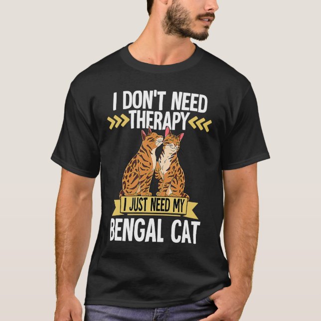 Camiseta Gato Bengalí  8 (Anverso)