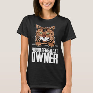 Camiseta Gato bengalí gatito bengalí