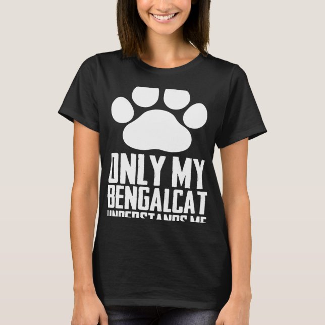 Camiseta Gato bengalí gatito bengalí 2 (Anverso)