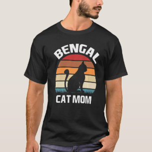 Camiseta Gato bengalí mamá gato bengalí disfraz gato bengal