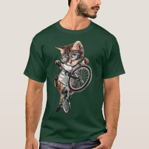 Camiseta Gato Bicicleta Ciclismo Gato amante de la biciclet