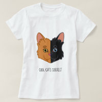 Gato bicolor lindo de la quimera del naranja y del