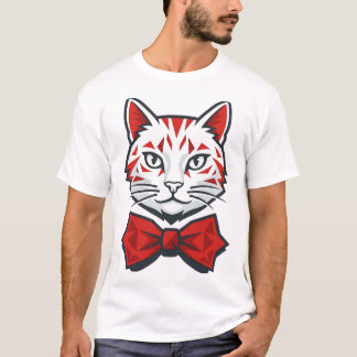 Camiseta Gato Bien Vestido