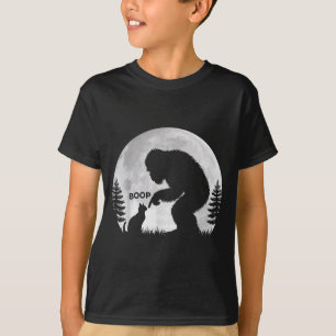Camiseta Gato Bigfoot Boop Retro Divertido Meme Sasquatch G