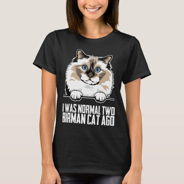 Camiseta gato Birman  mamá Birman  2 (Anverso)