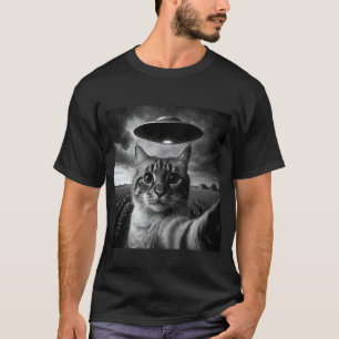 Camiseta Gato Birmano Selfie con OVNI