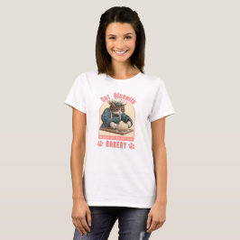 Camiseta Gato Biscuits, Kitty Baking