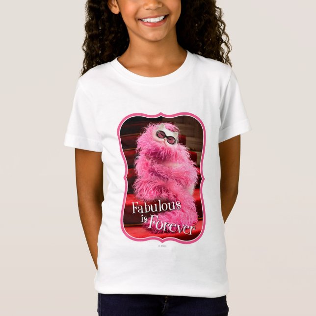 Camiseta Gato blanco de la diva envuelto en boa rosada en (Anverso)