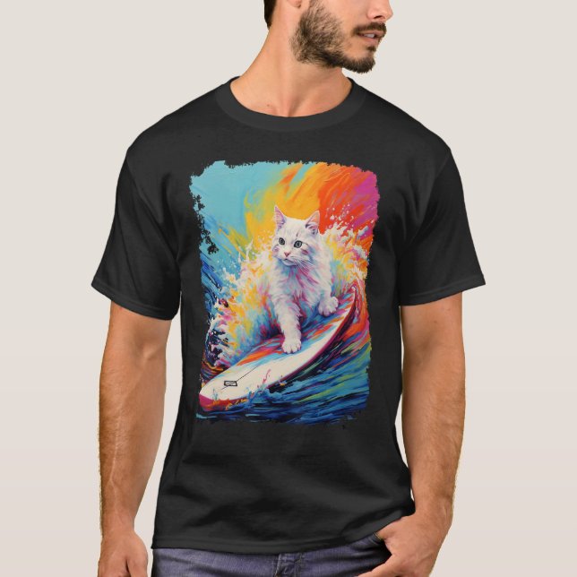 Camiseta Gato Blanco De Remo (Anverso)