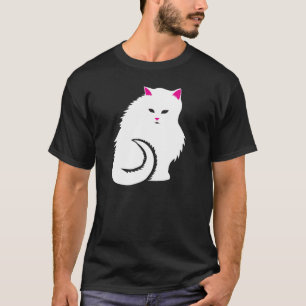 Camiseta Gato blanco lindo del gatito