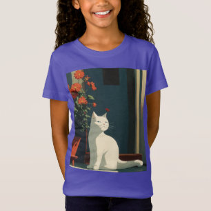 Camiseta Gato blanco y sangre - Estílico Takeshi Kitano Min