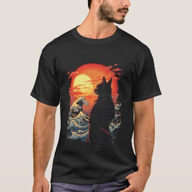 Camiseta Gato Blindado (Anverso)