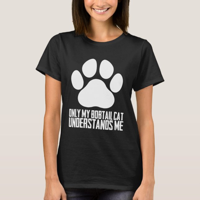 Camiseta Gato bobtail  Bobtail  Gatito bobtail  4 (Anverso)