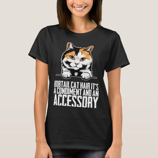 Camiseta gato Bobtail  Bobtail  gatitos Bobtail (Anverso)