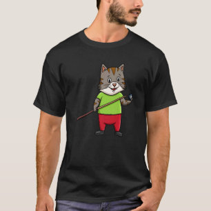 Camiseta Gato Bola De Billar Snooker Jugador De Billar Cha
