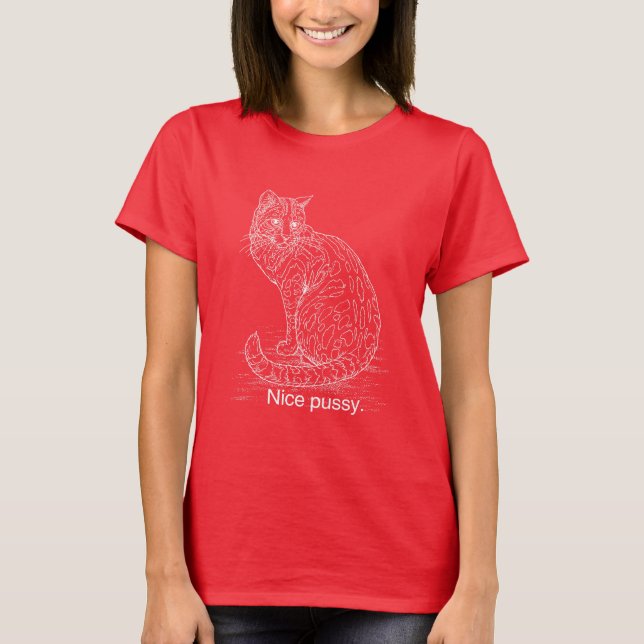 CAMISETA GATO BONITO (Anverso)