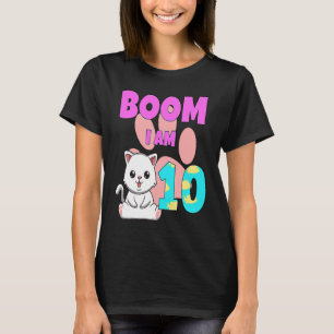 Camiseta Gato Boom Tengo 10