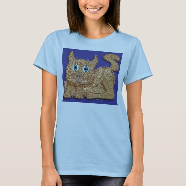 Camiseta Gato borroso (Anverso)