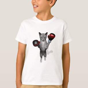 Camiseta Gato Boxer