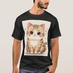 Camiseta Gato brillante: Kawaii dulce arte gatito para cual