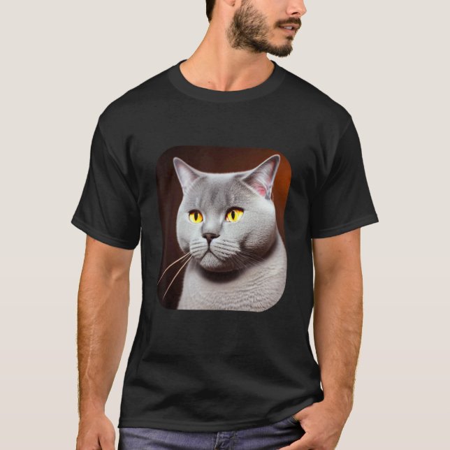 Camiseta Gato británico de pelo corto (Anverso)