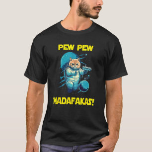 Camiseta Gato británico de pelo corto astronauta espacial P