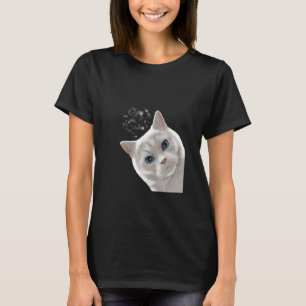 Camiseta Gato británico de pelo corto curioso