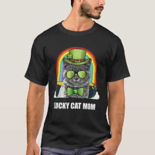 Camiseta Gato británico de pelo corto suerte mamá día de Sa