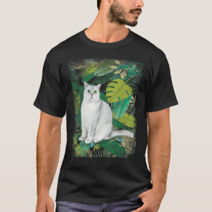 Camiseta Gato Británico de Pelo Corto Tropical Hawaii V