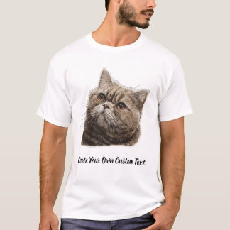 Camiseta Gato British Shorthair Crea tu propio texto person