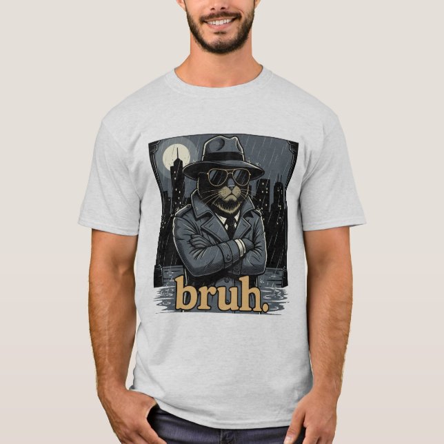 Camiseta Gato Bruh (Anverso)