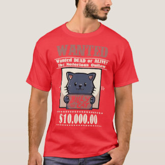 Camiseta Gato buscado por Tobe Fonseca