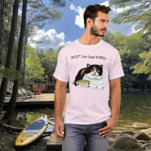 Camiseta Gato Calico del Día del Padre
