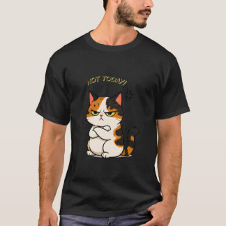 Camiseta Gato Calico Gruñón - No Hoy