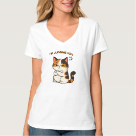 Camiseta Gato Calico Gruñón - Te estoy juzgando
