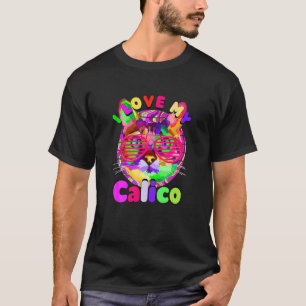 Camiseta Gato Calico Mikeneko Gato Tricolor Gatito Mamá y P
