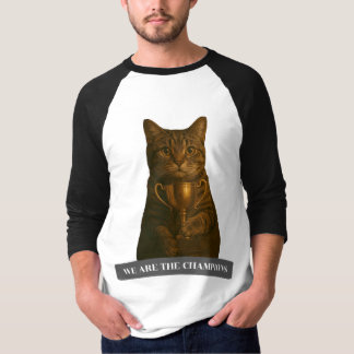 Camiseta Gato campeón de oro
